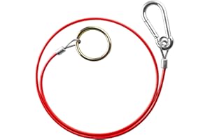 BITS4REASONS NEW MODEL MAYPOLE MP501B BREAKAWAY CABLE PVC RED 1M x 3MM SAFETY TRAILER CARAVAN CABLE