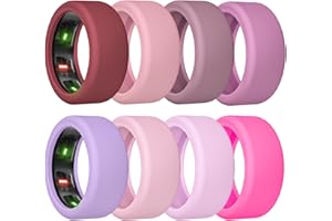 Sylacor Ring Cover for Oura Ring Gen 4/3, Anti-Scratch Elastic Silicone Case