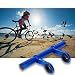 Produktbild Hakkin Fahrrad Lenker Extender, doppeln Fahrrad Zubehör Extender Halter Tachometer Taschenlampe Telefonhalter (Blau)