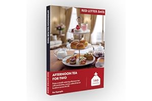 Red Letter Days Afternoon Tea for 2 Experience Gift Box for 2 – 140 Delightful Afternoon Tea Experiences Across the UK