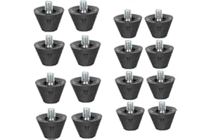 CHANGYEAH 16 Stück Fußballstollen, 13 mm und 16 mm, Ersatzstollen für Sportschuhe, Ersatzstollen mit Metallkopf, professionelle Fußballstollen, Sportschuhe