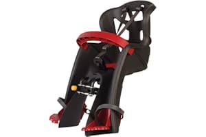 b bellelli Tatoo Plus - Seggiolino Bici Anteriore - Attacco Handlefix - Si Fissa al Manubrio - dai 9 Mesi ai 3 Anni - Max 15 kg - Colore Dark Grey