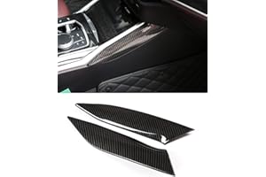 SHSBSCAR Coche De Fibra De Carbono Estilo De Control Central De La Caja De Cambios Lateral Del Panel De La Cubierta Del Marco De DecoracióN, Para Bmw Serie 3 G20 330i M340i (2020-2022) ABS