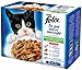 Produktbild Felix So gut wie es aussieht Fleisch & Fisch Mix mit Gemüse 12x100g Katzenfutter von Purina