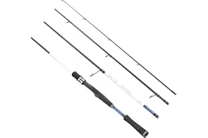 FLADEN Fishing WARBIRD (7ft/2.10m and 8ft/2.4m) 4 Piece Sectional Travel Spinning Rod (2 to 12g / 5 to 30g / 10 to 40g Casting Weight) for Travel Fishing (7ft / 2.1m Rod - 2 to 12g)
