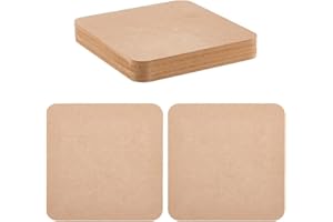 UNICRAFTALE 6Pcs Bat System for Fiberboard Pottery Wheel Bat Inserts 20cm Inner Square Pottery Bat Outer Pottery Bats Clay Wedging Board for Throwing Spinning Clay Making Ceramic and Clay Artists