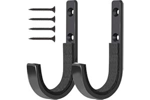 GOHIKING Heavy Duty Wall Mount Gun Racks Gun Hooks Shotgun Hook Rifle Hanger, Felt Lined, Screws Included