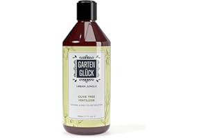 Garten Glück Engrais Olivier et Agrumes - 500ml - Enrichi le Terreau avec Micronutriments, Vitamines et Substances Nutritives Équilibrées - Engrais pour Olivier