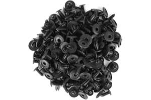 KIMISS 100 st Auto plastnitar 6mm Hål Diameter Stötfångare Push Pin Clip AP