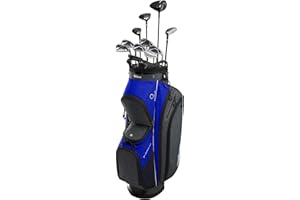 Wilson Clubs de Golf, Jeu complet Player Fit, Sac de golf Chariot inclus, Graphite, Pour Hommes