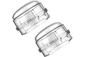 JEEGOWOOSS 2 Pcs Stove Knob Covers Universal Gas Cooker Knob Covers Transparent Gas Stove Knob Protectors for Protecting Kitchen and Children Safety