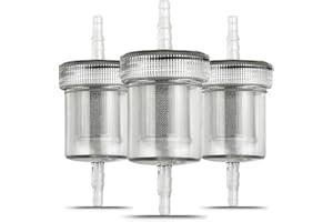 ZAMDOE 4mm Fuel Filter Diesel Inline Oil for Webasto for Eberspacher D2 D4 D5 2KW 5KW 8KW for Camper RV Cars Trucks Buses Caravans Boats Car Trailers Reusing Detachable Washable Replace Parts