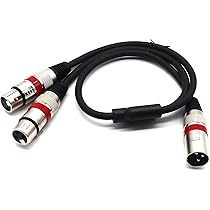 Câble Audio Symétrique XLR Mâle Vers Jack TRS 6.35mm 10m - Qualité Professionnelle Plugger Pour Studio, DJ, Ampli, Guitare
