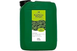 Konfitee Koniferen Dünger Flora Boost 5000ml I Für bis zu 1000L Gießwasser I Dünger für Koniferen, Tannen & Thujen geeignet I Flüssiger Blatt- & Wurzeldünger I 100% natürlicher Pflanzendünger