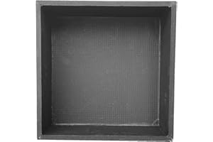 my own brand Deepest Shower Niche Available Customisable Depth Tileable Shampoo Cubby Recessed Shower, Wetroom Alcove Shelf, Strong, Lightweight and Waterproof. (XPS 300 x 300 x 125mm), Black