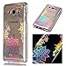 Produktbild TPU Hülle für Samsung Galaxy J7 2016, Silikon Gel Handyhülle Ultra Dünn Case für Samsung Galaxy J7 2016 / J710, Schutzhülle Transparent Hülle Slim Cover Blumen Muster Bling Luxus Cool für Samsung Galaxy J7 2016 / J710, ZCRO Weich Silikon Durchsichtig Crystal Klar TPU Schale Bumper Silikonhülle Flexibel Backcover Etui Tasche Silicone Case Elegant Handy Hüllen für Samsung Galaxy J7 2016 / J710 (Blume)