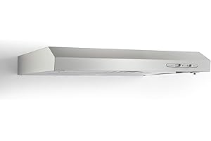 PKM UBH5000H2 Unterbauhaube | Dunstabzugshaube | Silber Design | 60cm Breite | Extra flach | Abluft | Umluft | LED-Beleuchtung |