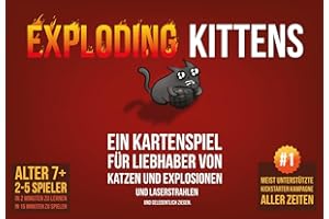 Exploding Kittens, Exploding Kittens, Grundspiel, Partyspiel, Kartenspiel, 2-5 Spieler, Ab 7+ Jahren, 15+ Minuten, Deutsch