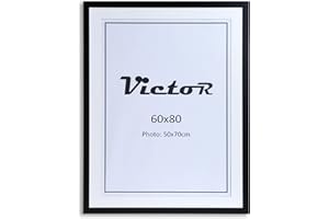 Victor Cornice Richter Nero in 60x80 cm con 50x70 cm passepartout - striscia: 25x20mm