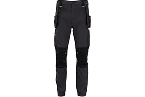 DEWALT Bainbridge Men's Elasticated Hem, Water-Resistant, Holster Pocket, Pro-Stretch Work Trousers