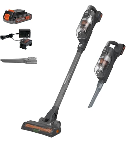BLACK+DECKER POWERSERIES+ 20V MAX Cordless Stick Vacuum with LED