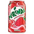 Mirinda Strawberry 24 x 330ml American Soda Bulk Buy Fizzy Soft Drinks (Orange)