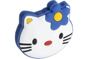 Gedotec Gummigriff Kinder-Möbelknopf Motiv Möbelgriff für Schubladen im Kinderzimmer & Möbel - Hello Kitty | Gummi Speichelecht | Schubladen-Knopf elastisch | 1 Stück - Kinder-Griff für Schrank-Türen