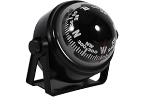 FYDUN Support Marin Polyvalent pour Montage sur Support Marin Compass Voyager s'adapte au Bateau Caravane(Noir)