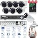 Produktbild OWSOO 16CH AHD 720p 1500TVL CCTV Überwachung DVR Security System HDMI P2P Cloud Onvif Netzwerk Digital Video Recorder, 2 TB Festplatte, 8 * 720P Outdoor/Indoor Infrarot-Bullet-Kamera + 8 * 60ft Kabel