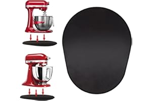 NOGSAY Sliding Board for KitchenAid Food Processor 4.8 L/4.3 L/6.9 L, Classic Artisan Mixer Underlay Mat Accessories, Sliding Mat for Kitchen Aid Heavy Duty Food Processors Attachment Coffee Machine