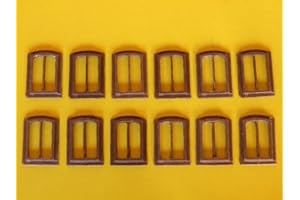 KREA MODELLISMO Finestre per Stazione Stile Italiano per modellismo Ho-1:87 pz.12 - Krea