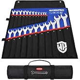WORKPRO WP202504 6-32mm 23 Par&ccedil;a CR-V Profesyonel Kombine Anahtar Takımı + Bez Taşıma Kılıfı