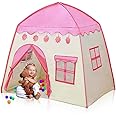 BabyGo Kids Play Tent Princess Castle Flower Foldable Portable Flower Play Tent for Kids (Pink)