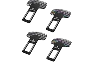 JUKOTA 4PCS gurtschloss,gurtschloss adapter,Interieurleisten, Autoteile, schwarzer Gürteladapterclip, passt auch für Flaschenöffner