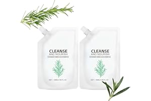 GENERIC Rosemary Hair Growth Shampoo, Organic Biotin Shampoo with Rosemary Oil & Castor Oil, Strengthening, Anti-Hair Loss Formula for Women & Men (2pc)