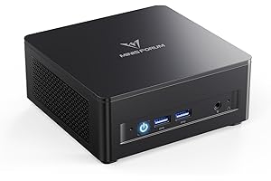 MINISFORUM UM690 Slim Mini PC Barebone with AMD Ryzen 9 6900HX,AMD Radeon 680M Mini Desktop Computer, Support 8K@60Hz HDMI 2.1/DP1.4/USB4 Output,4xUSB 3.2 Type A,Wifi6E&BT5.3(NO RAM/NO SSD/NO OS)
