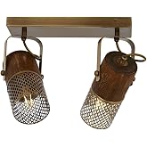 AVONNI AR-60265-2EY Vintage Veneer Modern Chandelier E27 Metal Wood 32x25cm