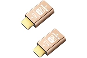 FUERAN Edid-Emulator-Adapter (4 Generation), HDMI kompatibel mit Mac Thunderbolt auf HDMI-Switches/Extender/AV-Receiver/Video-Splitter (1920 * 1080-2p)