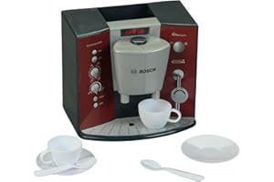 Theo Klein 9569 Cafetière automatique Bosch avec bruitage | Machine à expresso à piles et bruitage réaliste | Dimensions : 14,5 cm x 19,5 cm x 17 cm | Jouet pour enfants à partir de 3 ans