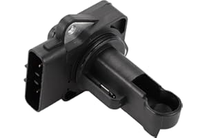 VekAuto Sensore di flusso d'aria di massa compatibile per Toyota RAV4 2005-2008, Plastica Metallo Nero