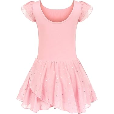 Robe De Danse Pour Fille – Sans Manches – Ballettrikot – Tennis – Danse Latine – NEUVE
