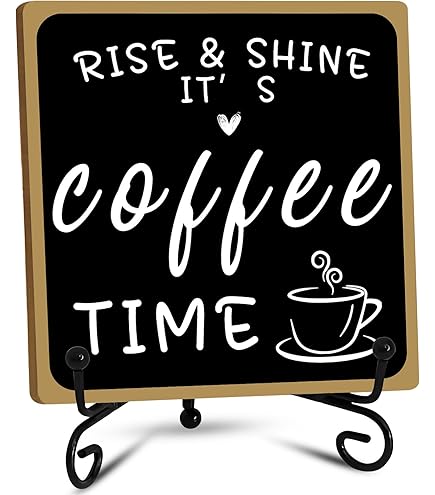 30 x 20 cm weerbestendig KOFFIE Café blikken bord, specialiteiten recept, decoratief overzicht wandbord, keukenbord, koffiehuis cultuur