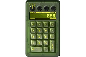 8BitDo Retro 18 Mechanical Numpad, Supports Calculator Mode, Bluetooth/2.4G/USB-C Numpad for Windows and Android - Xbox Edition