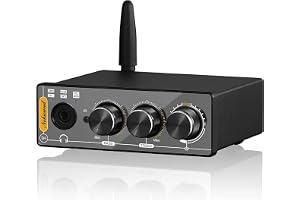 Nobsound Q4 USB Audio DAC omvandlare med Bluetooth-hörlursförstärkare för PC/PS5/dator med optisk ingång 24-bitars 192 kHz oc