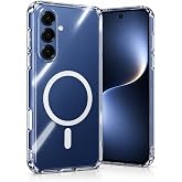 Coverzone Samsung Galaxy S26 Fe ile uyumlu Şeffaf Kılıf MagSafe Uyumlu G&uuml;&ccedil;l&uuml; Mıknatıslı Wireless Şarj Destekli Crystal Clear 