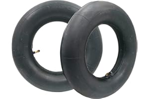 HONGFUFU 2 Pieces of 4.00-8" Heavy Duty Replacement Inner Tubes with TR-87 Bent Valve for Wheelbarrows, Mowers, Hand Trucks and More