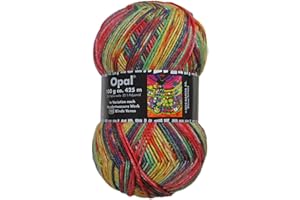 Frida's Wollhaus Opal 100 g Hundertwasser Sockenwolle 4-fach Strümpfe Socken Stricken 24 Farben (3206 | Blinde Venus)
