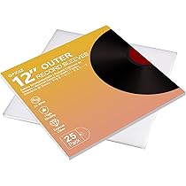 Grammofoonplaten beschermhoes voor mini-LP's/10-inch platen, glashelder pvc, dikte 0.14mm. | Mini-LP (78 toeren) Hoezen | Walvis Products