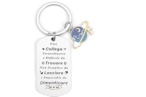 KTIAVO Regalo Collega Portachiavi Collega Regalo Collega Donna Regali per Colleghe Regalo Colleghe Maestre Regalo Collega Maestra Regalo Collega Che Cambia Lavoro Regalo Colleghe Regalo Pensione Idee Regalo