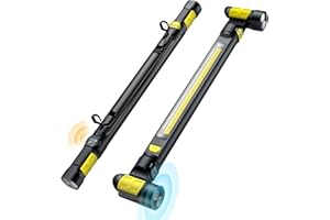 ‎ETOOLAB LED Arbeitsleuchte, ETOOLAB LED Werkstattlampe, 5200 mAh, Echte 1200lm, Motorraumleuchte mit starkem Magneten, 360°Haken, Anwesenheits-Sensor, Dimmbar/Drehbares Lichtmodul, für Arbeit und Leben